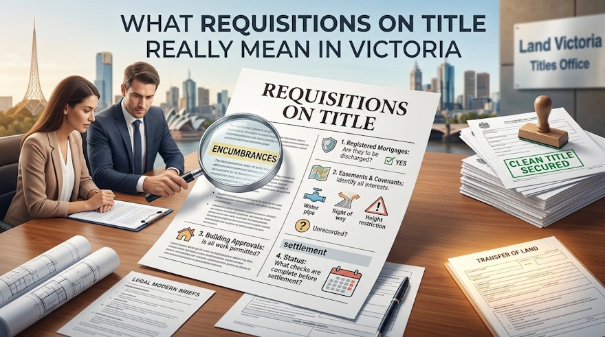 What Requisitions on Title Really Mean in Victoria