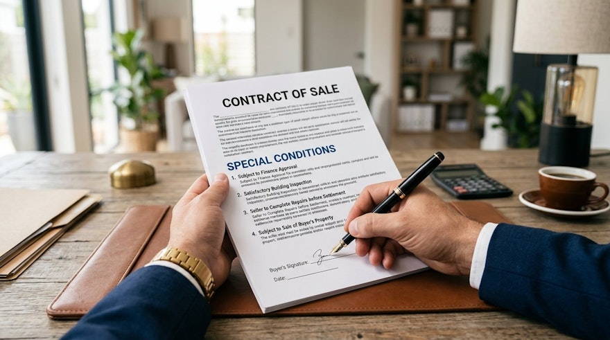 Special Conditions in a Contract of Sale