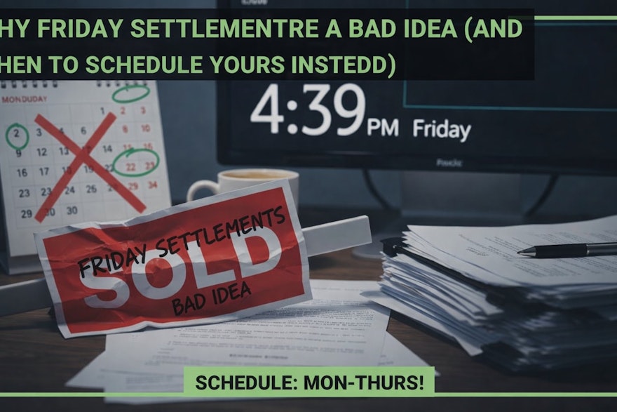 Why Friday Settlements Are a Bad Idea