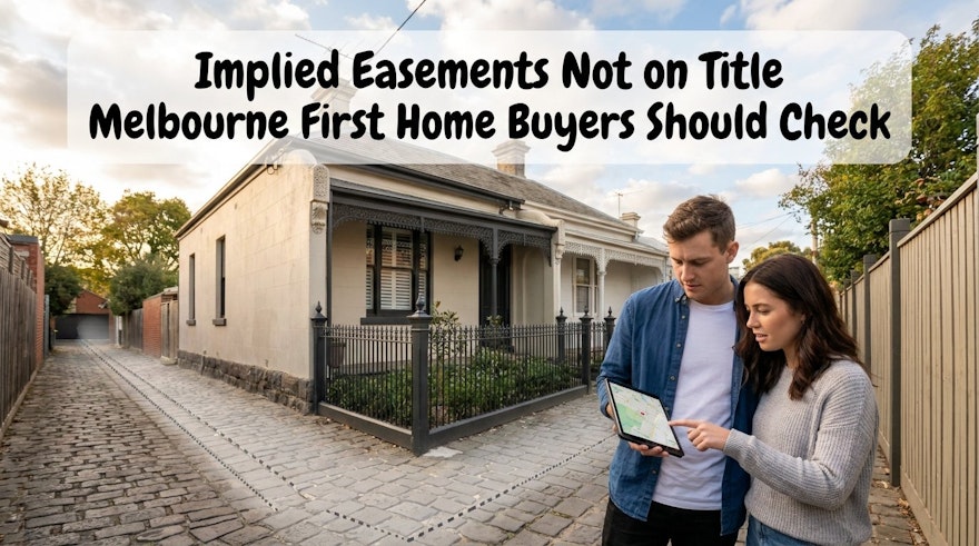 Implied Easements Not on Title Melbourne First Home Buyers Should Check