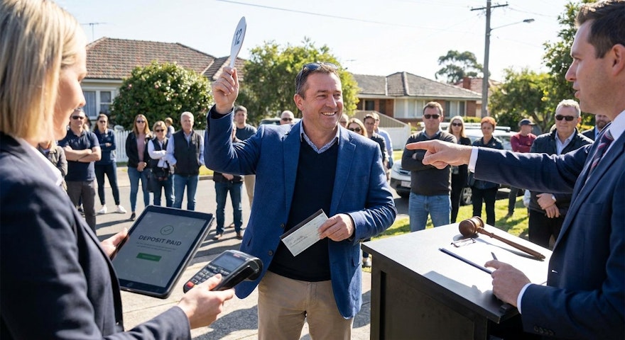 How to Pay the Deposit When You Buy at Auction