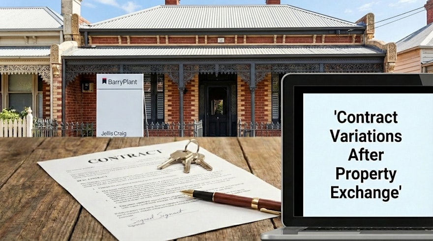 Contract Variations After Property Exchange