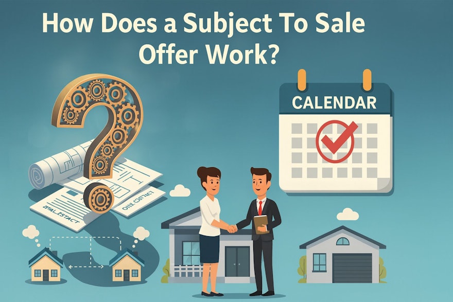 How does a subject to sale offer work?