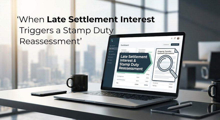 When Late Settlement Interest Triggers a Stamp Duty Reassessment