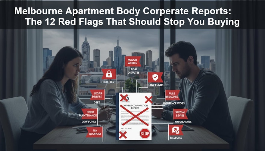 Melbourne Apartment Body Corporate Reports: The 12 Red Flags That Should Stop You Buying