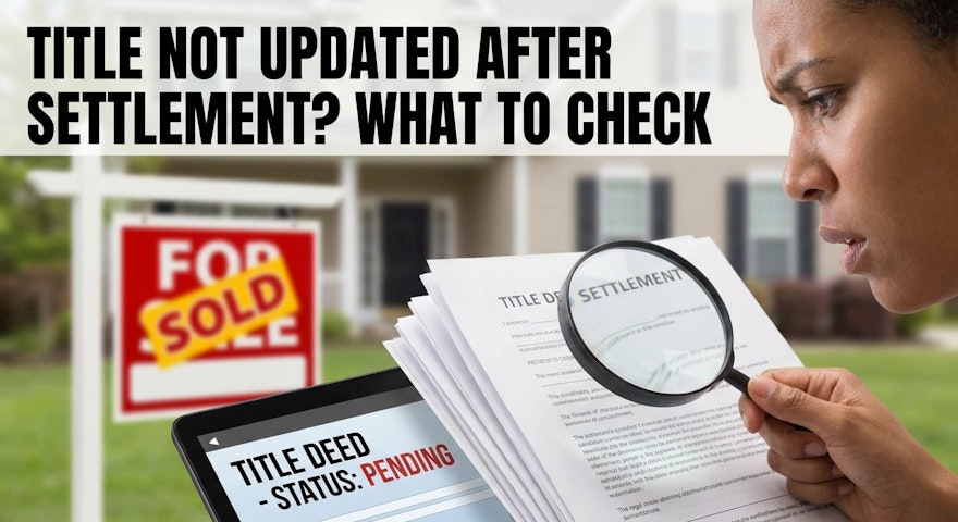 Title Not Updated After Settlement? What to Check