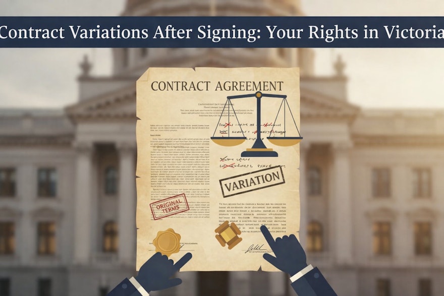 Contract Variations After Signing: Your Rights in Victoria