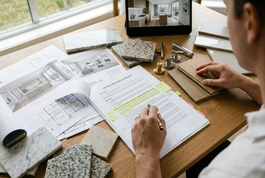 Off-the-Plan Finishes: Check the Substitution Clause