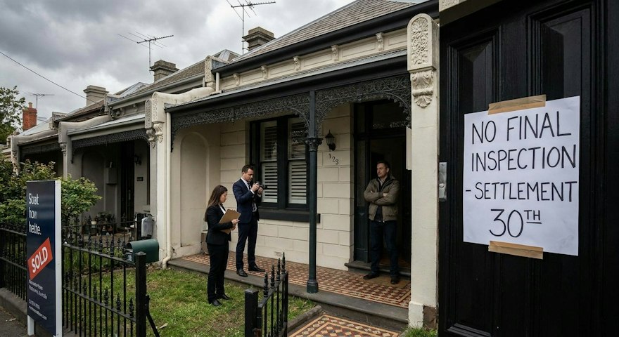 Seller Won't Allow a Final Inspection Before Settlement in Victoria