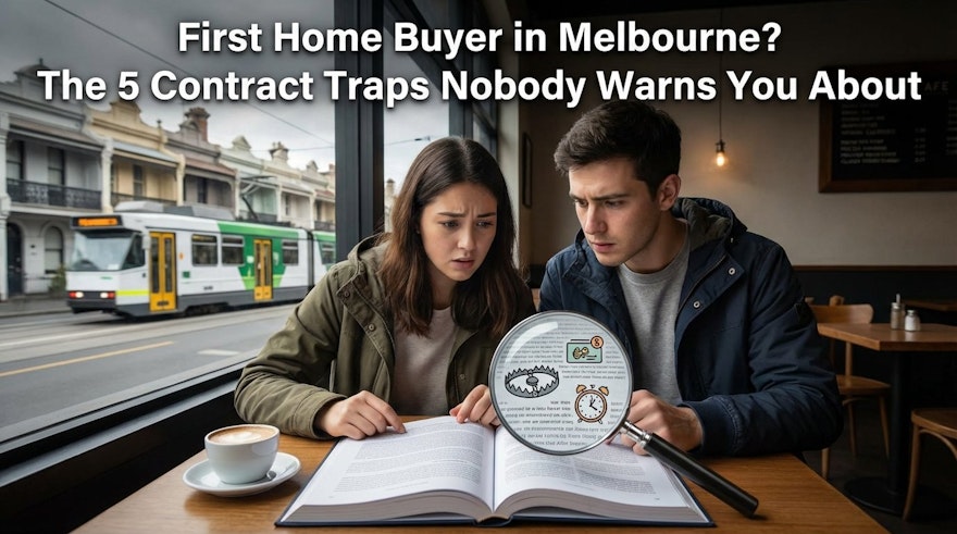 First Home Buyer in Melbourne? The 5 Contract Traps Nobody Warns You About