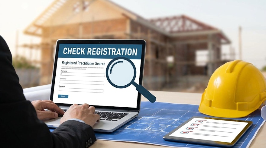Checking a Registered Building Practitioner Before Buying