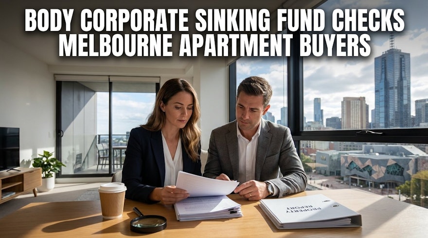Body Corporate Sinking Fund Checks Melbourne Apartment Buyers