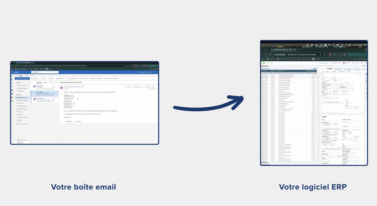 Nouvelle fonctionnalité Eledone : notre IA traite désormais les bons de commande envoyés dans le corps des emails