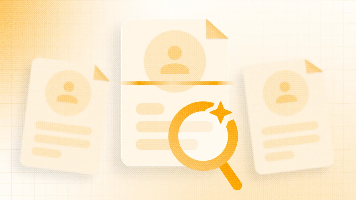 AI recruitment software filtering job applications at scale