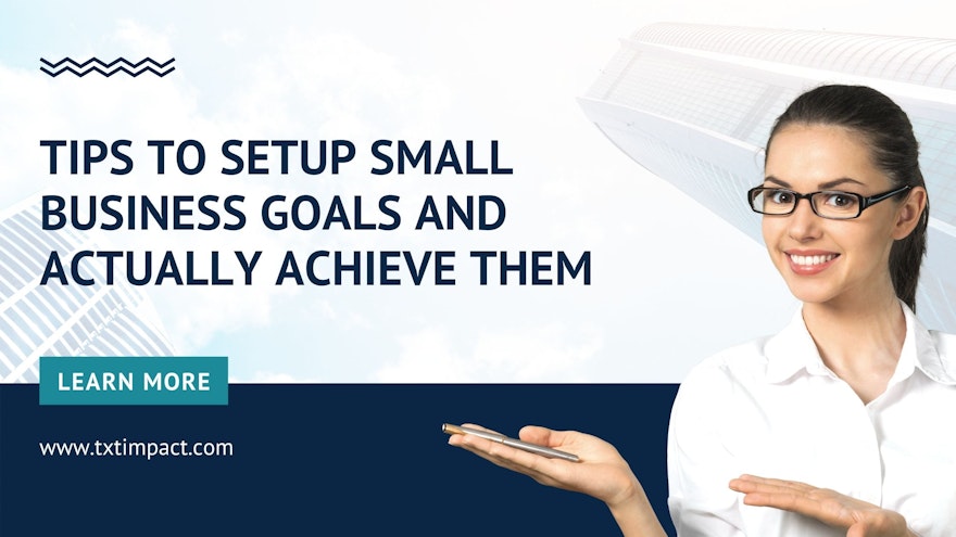 Setup Small Business Goals