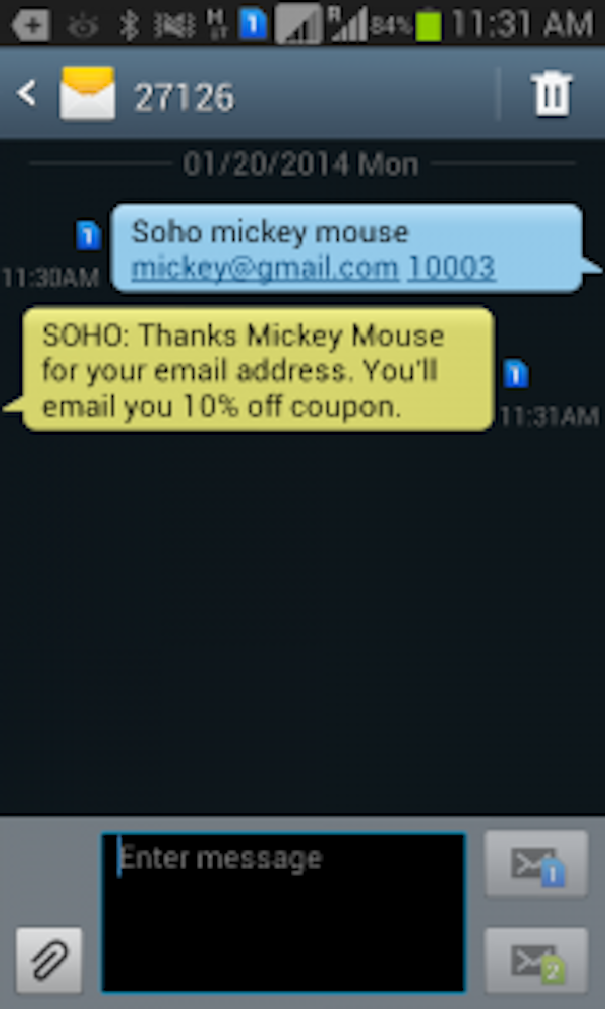 SMS MARKETING AND EMAIL MARKETING