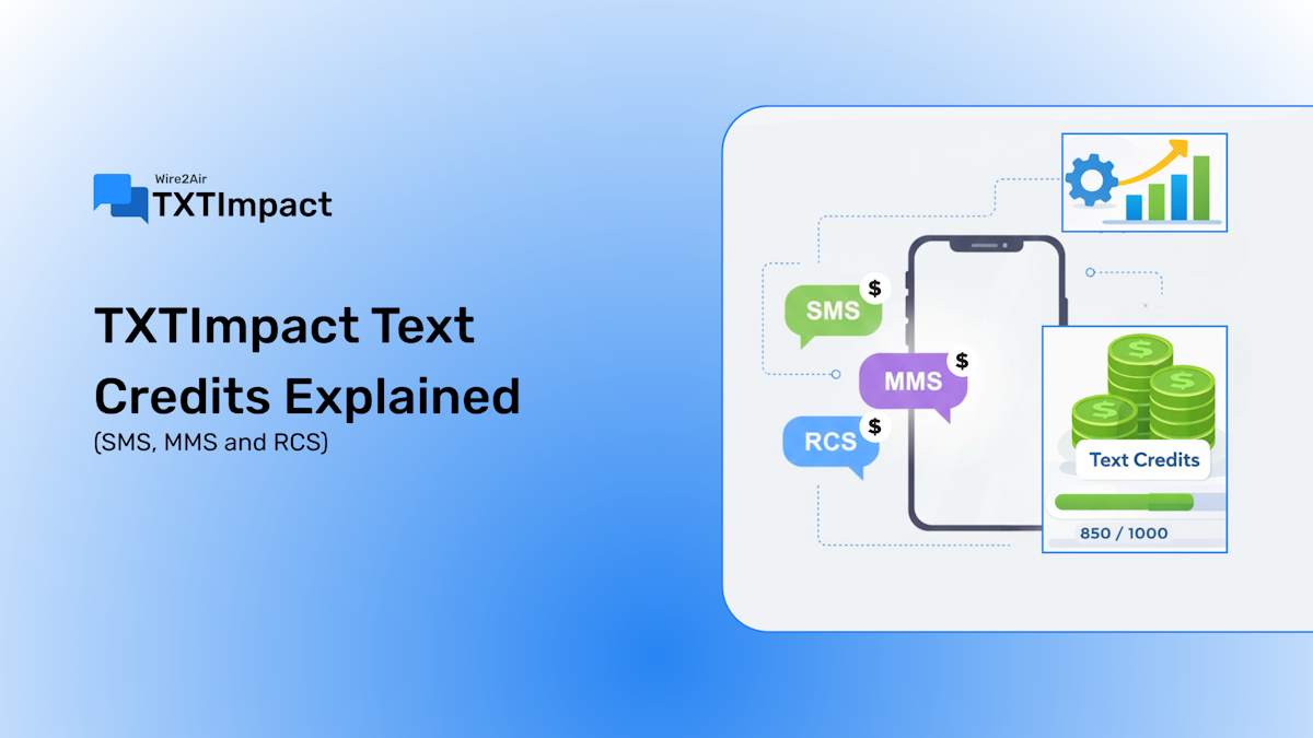 TXTImpact Text Credits Explained