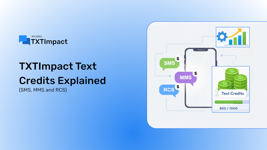 TXTImpact Text Credits Explained