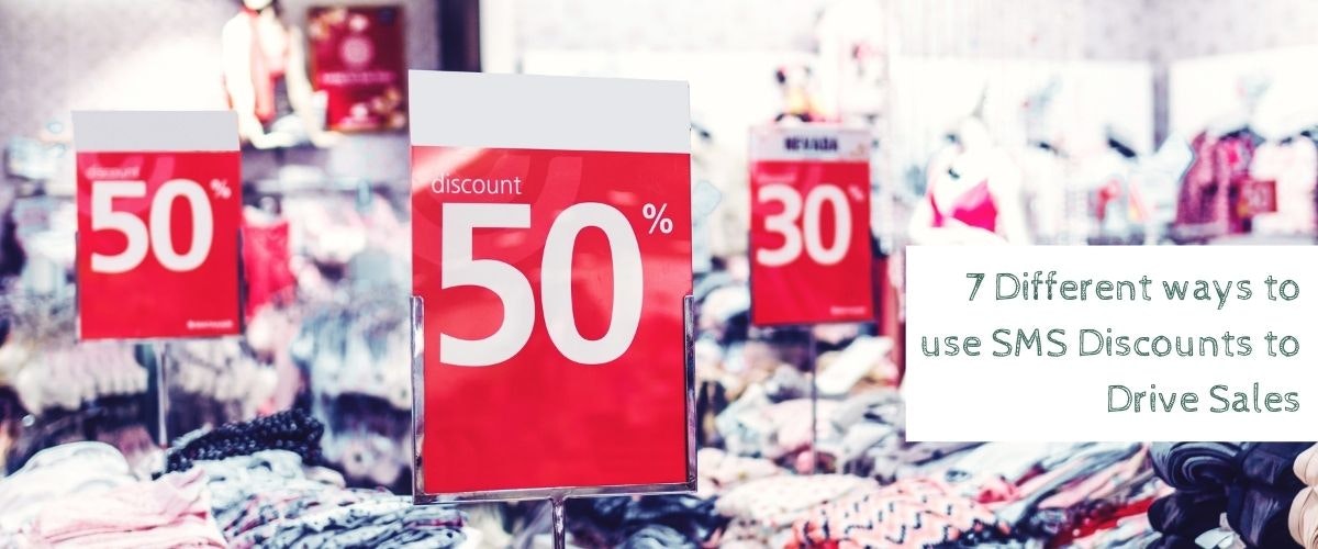 Use SMS Discounts to Drive Sales