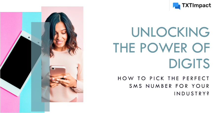 A woman texting on her phone showcasing how sms numbers Unlocks the power of digits