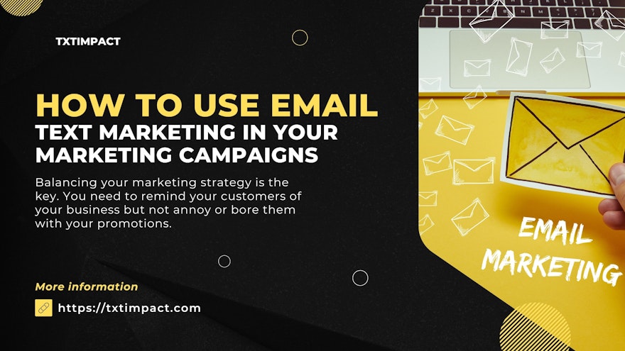 Email & Text Marketing