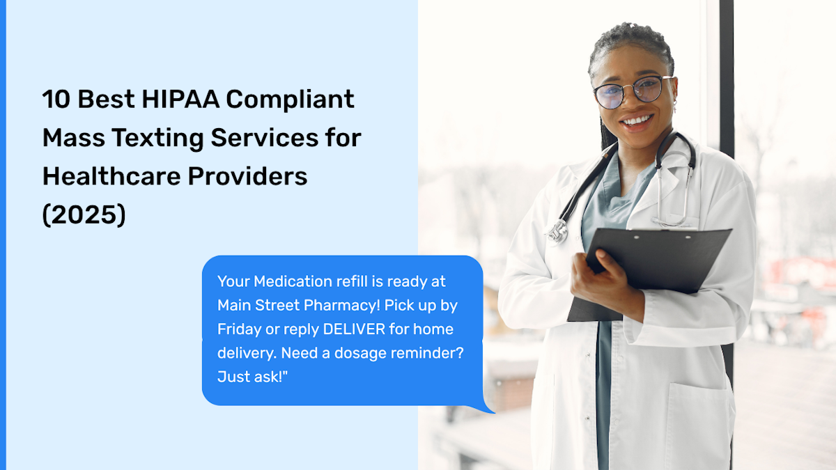 10 Best HIPAA-Compliant Mass Texting Services