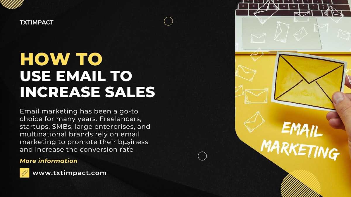 Use Email to Increase Sales