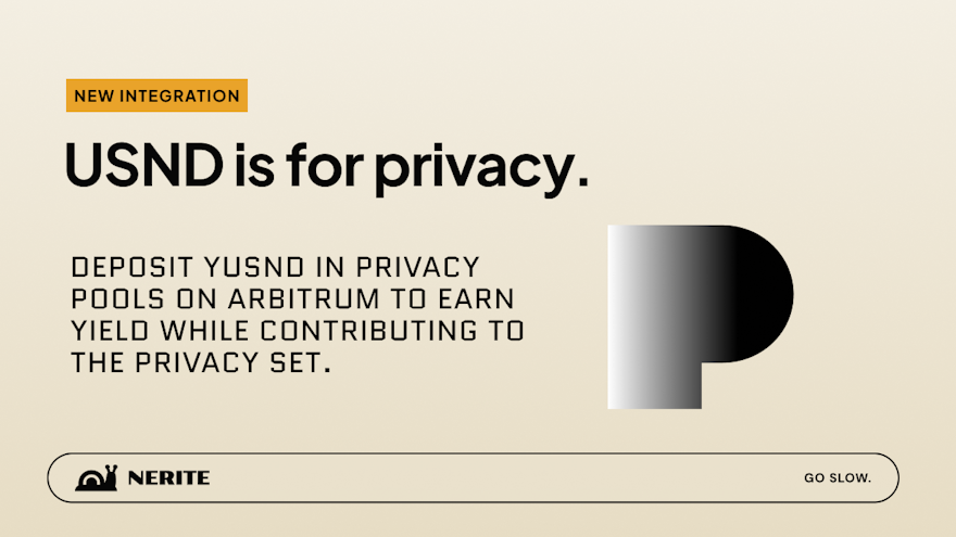 Nerite and privacy pools