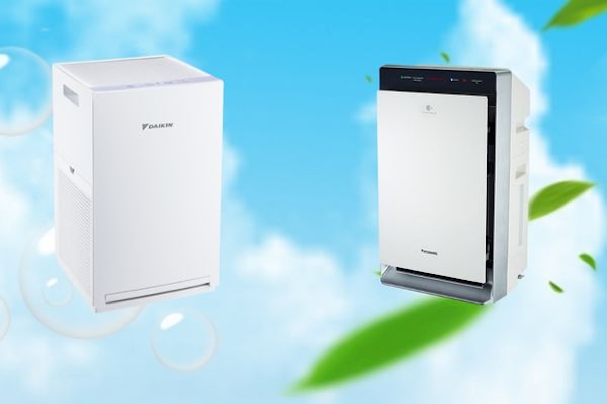So sánh máy lọc không khí Daikin và Panasonic