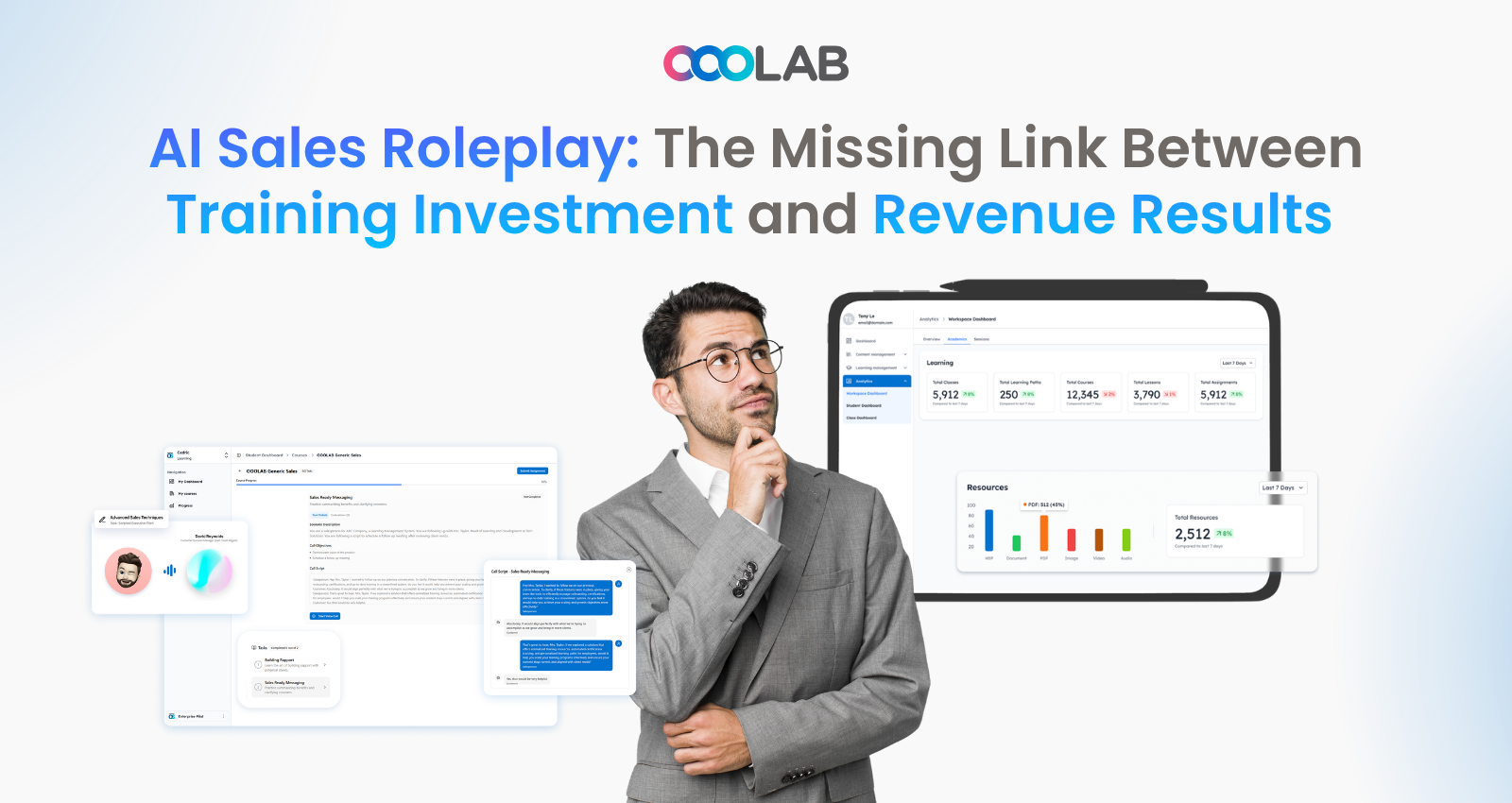 AI Sales Roleplay and real call analysis for enterprise B2B sales training - LearningOS