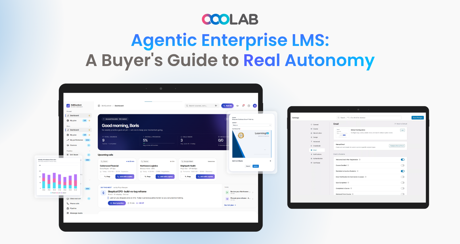 Agentic AI vs manual-trigger LMS workflow comparison - LearningOS