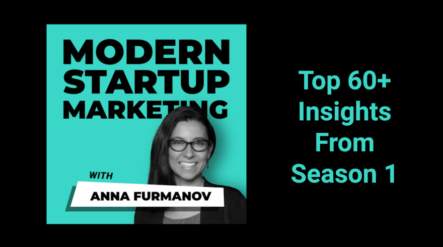Modern Startup Marketing Podcast Top 60+ Insights From Season 1