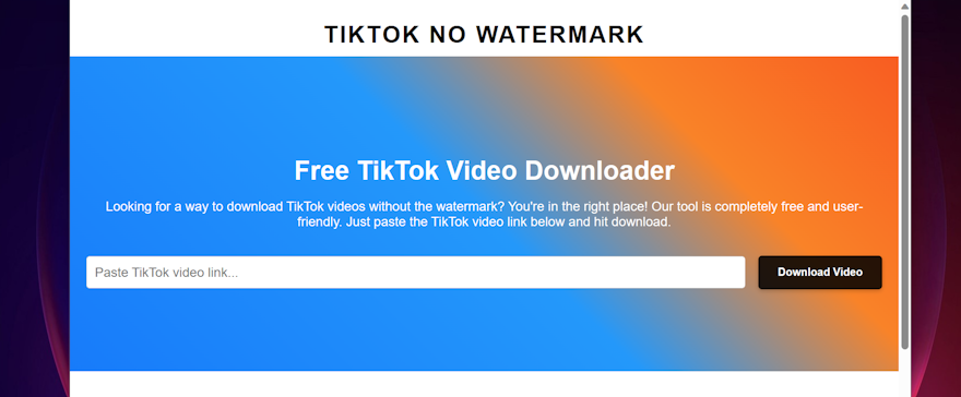 Launching TikTokNoWatermark.app for Watermark-Free TikTok Videos!