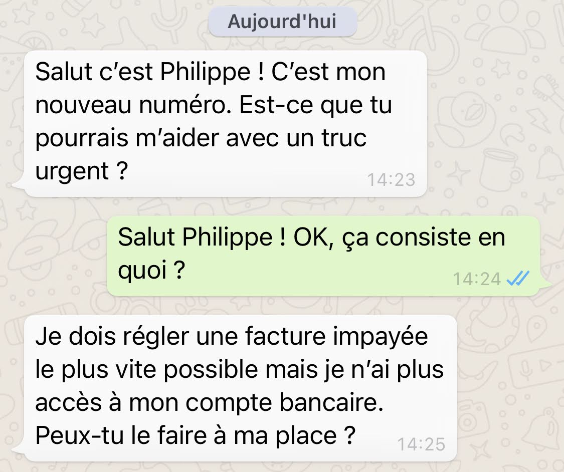 Smishing WhatsApp
