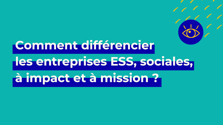 Article sur les différences des entreprises de l'ESS, sociales, à impact et à mission