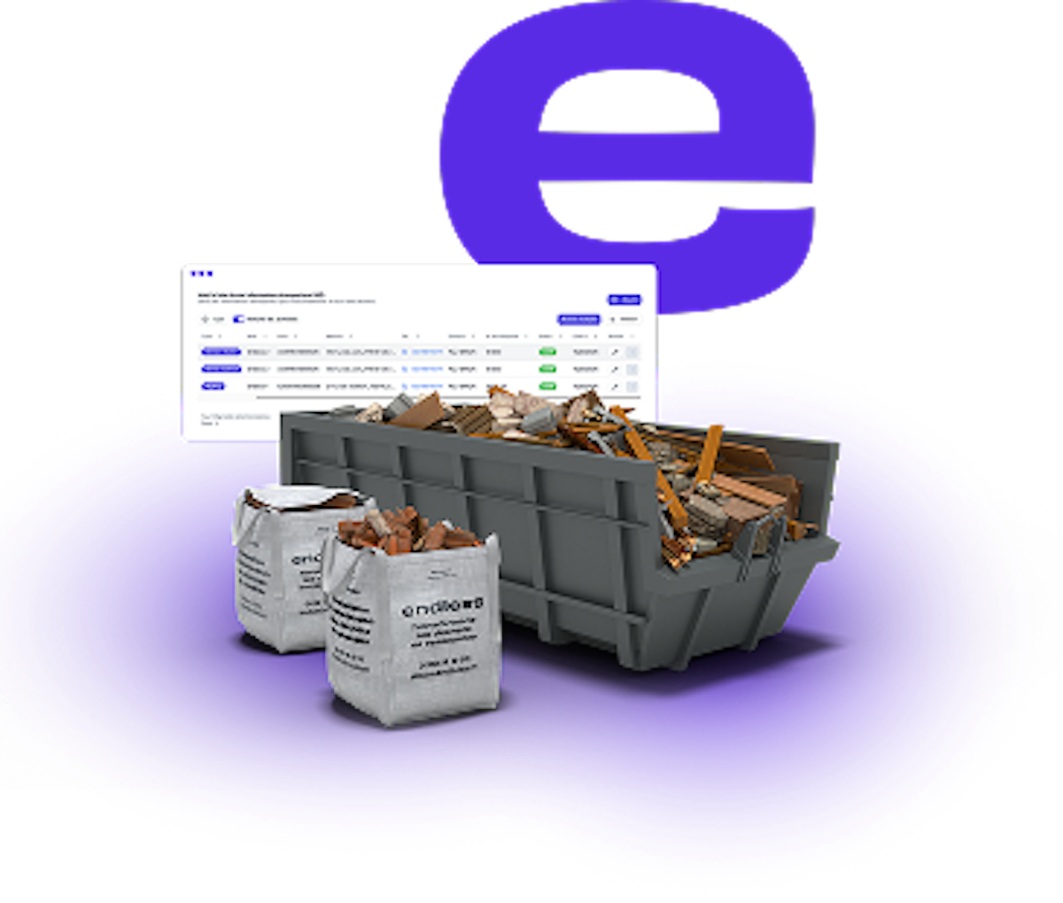 Big Bags et bennes organisés pour une traçabilité rigoureuse.