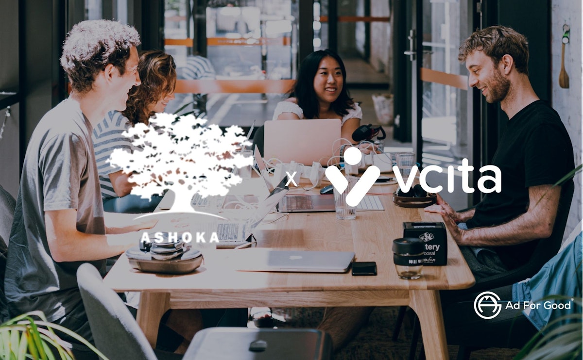 How the US brand, Vcita, has supported through their social media advertising campaign, the NGO Ashoka during the Global Entrepreneurship Week