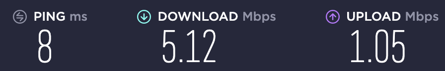 Speed Test Ping Download Uploads Mbps