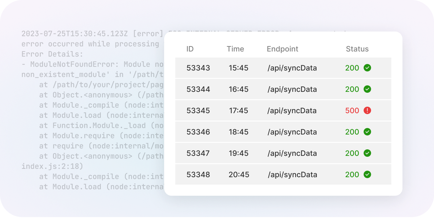 Webrunner monitoring is essential to keep track of the status, outcome, and logs of background jobs.