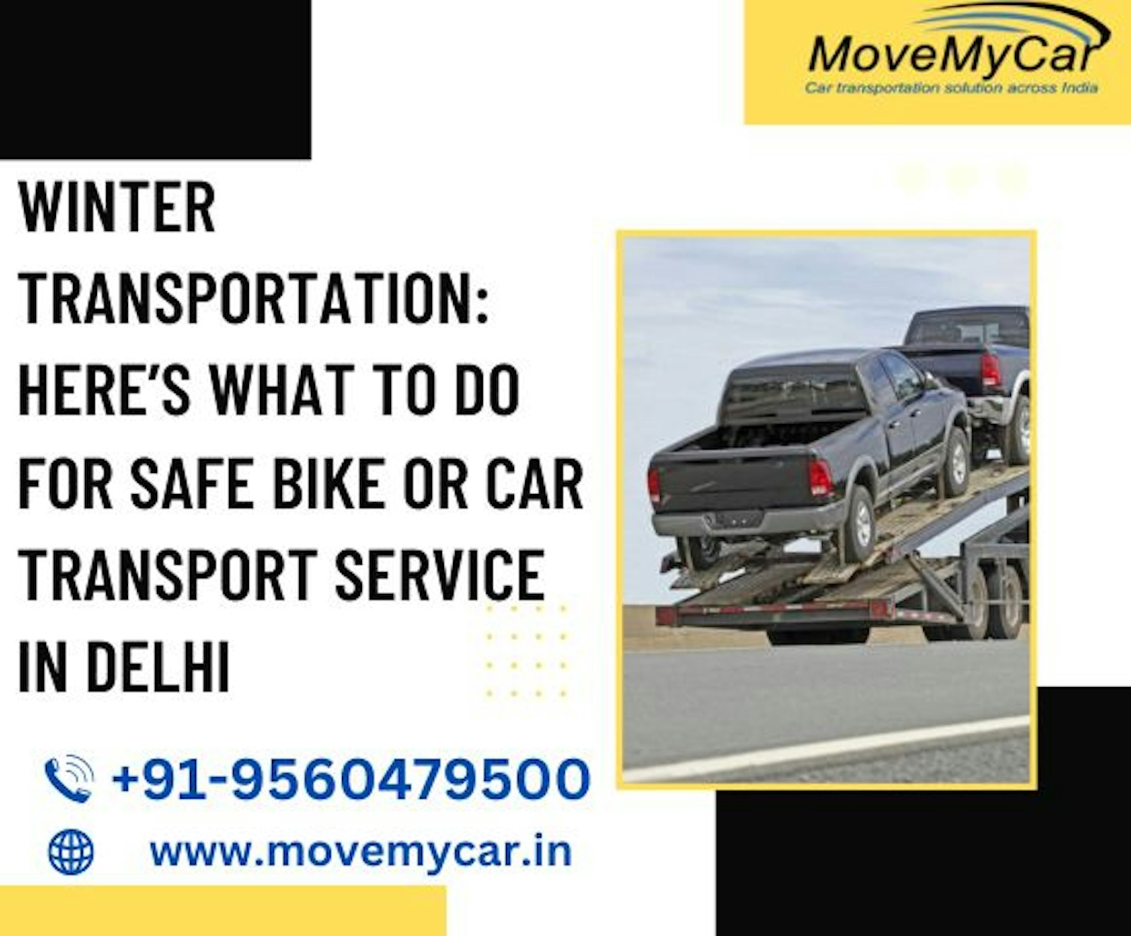 bike or car transport service in Delhi