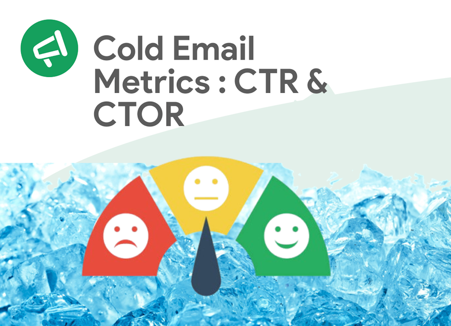 Cold email metrics explained : CTR and CTOR