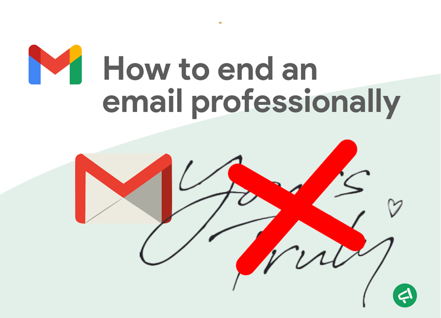 how to end an email professionally