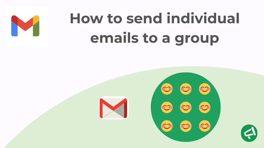 How to send individual emails to a group