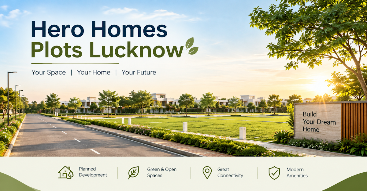 Hero Homes Plots Lucknow: What Makes It a Convenient Address?