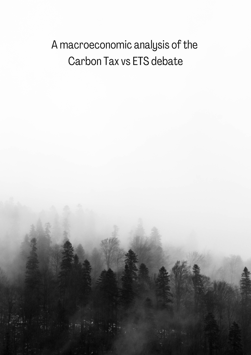 A Macroeconomic analysis of the Carbon Tax vs ETS debate