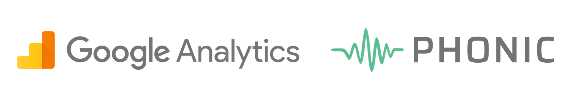 phonic is now integrated with google analytics