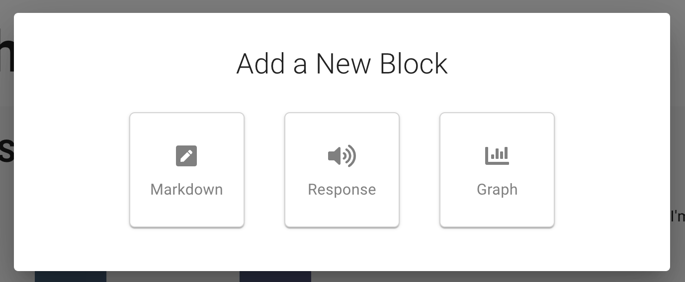 phonic reports block types