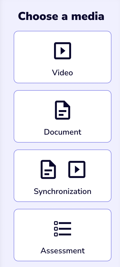 Multi-media training with Speach