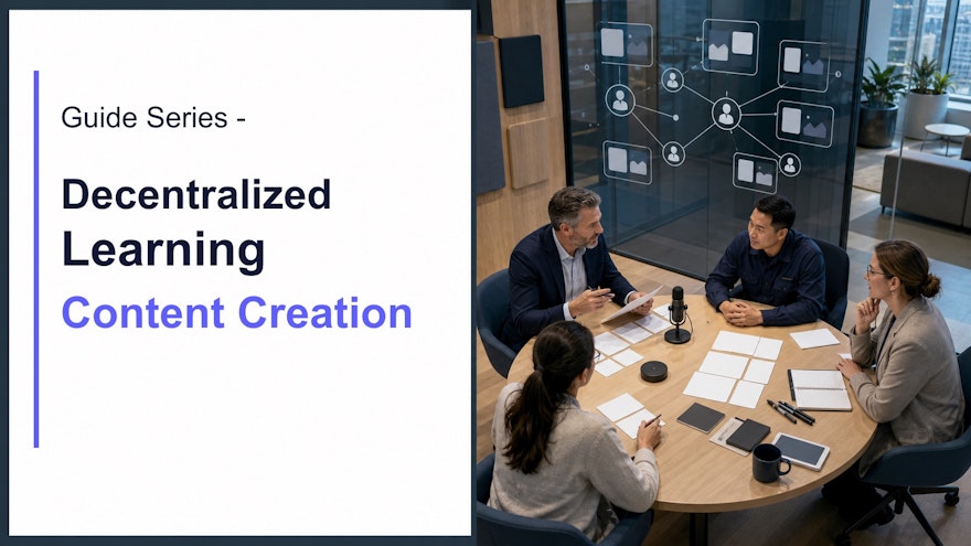 Learning and development leader coordinating a distributed network of subject-matter expert content creators