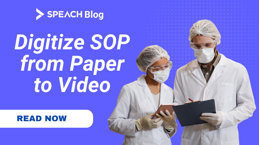 Digitize SOP from Paper to Video